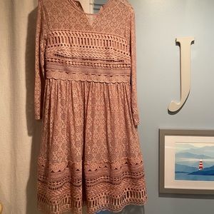 ASOS lace maternity dress